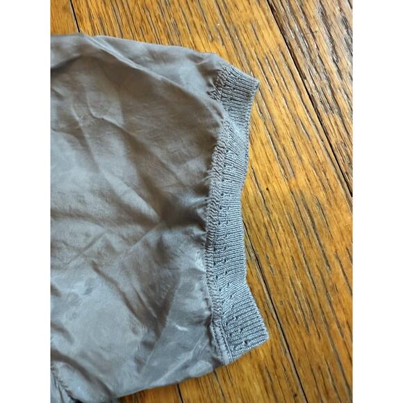 Johnny Was Pete & Greta Shirt Tee Womens Small Gray Cupra Silky PG3185 - Picture 5 of 6